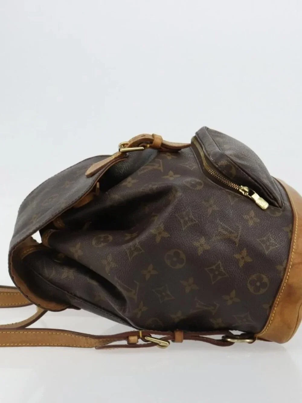 LOUIS VUITTON Monogram Montsouris MM Backpack M51136 LV Auth 184621